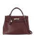 Kelly 32 In Swift Bordeaux, &pound;8,000, Handbags, Burgundy, Leather, Front view
